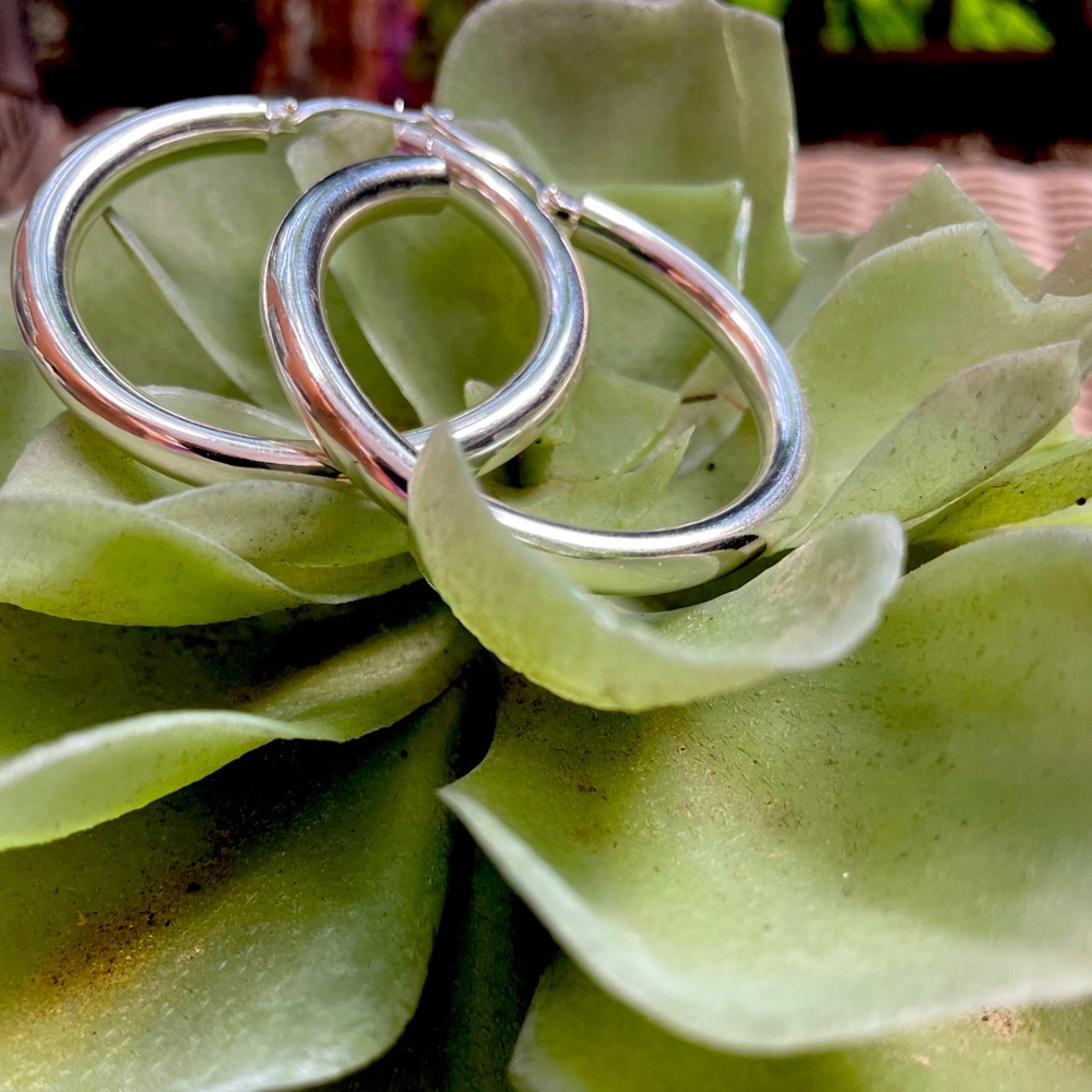 COPY - Sterling Silver Hoops
